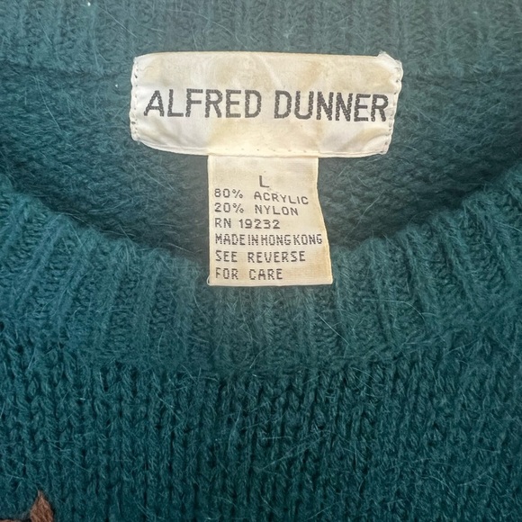 Vintage 80s/90s Grandmacore Knit Sweater Colorful L - Picture 3 of 3